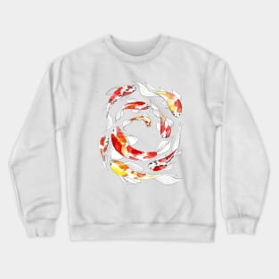 Watercolor Koi Fish Crewneck Sweatshirt